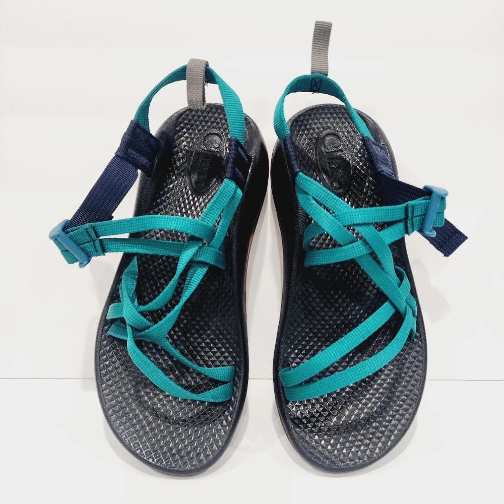 Chaco Kid's ZX/1 Ecotread Sandals - Solid Everglade Sizes 4